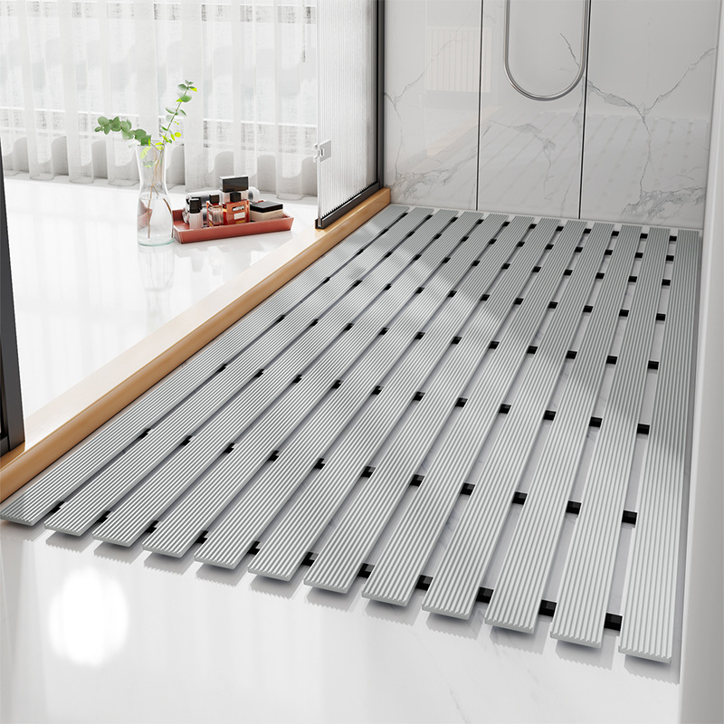 Bamboo Bath Mat - EIFLOY keset mandi PVC, keset kaki