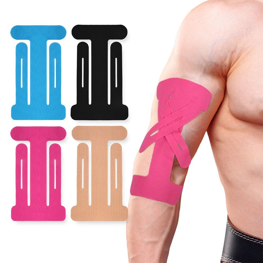 Sports Taping Precut - 10pcs Perban Siku Tahan Air dan