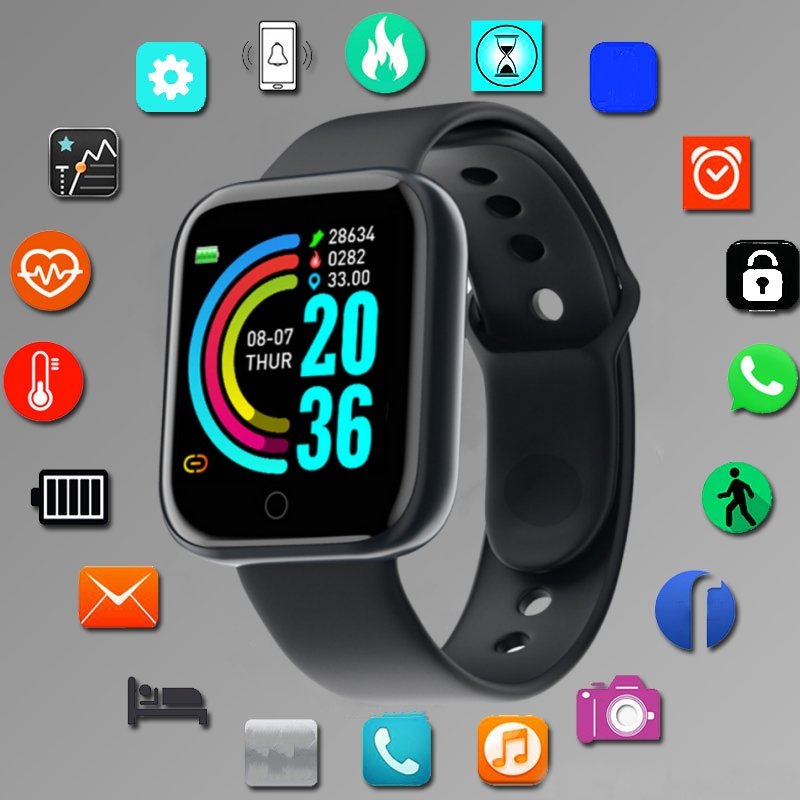 Health Wellness Bracelet - Jam tangan pintar olahraga pria dan