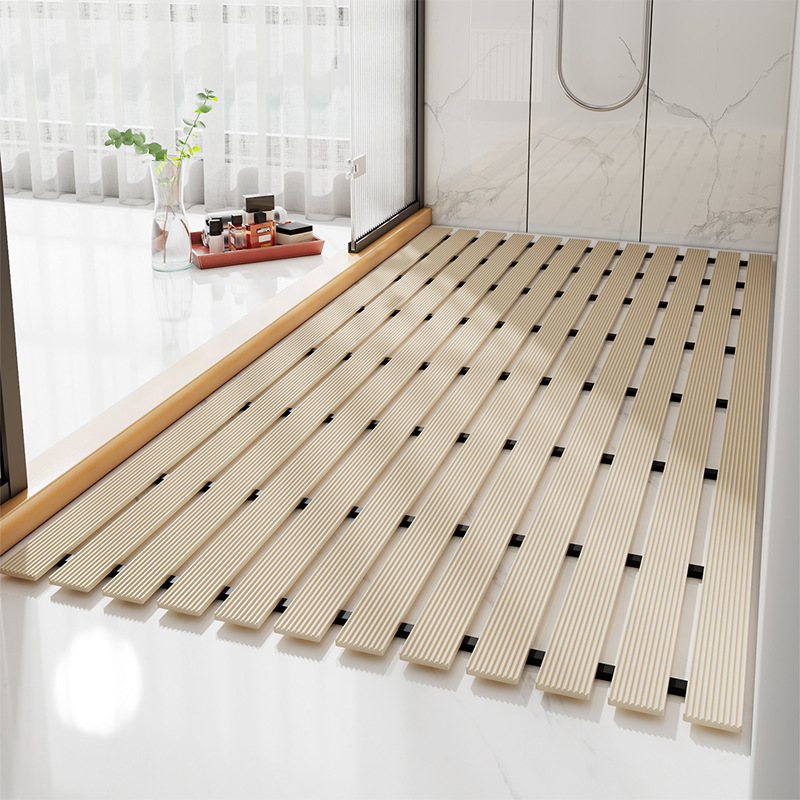 EIFLOY keset mandi PVC, keset  - Bamboo Bath Mat ulasan dan harga