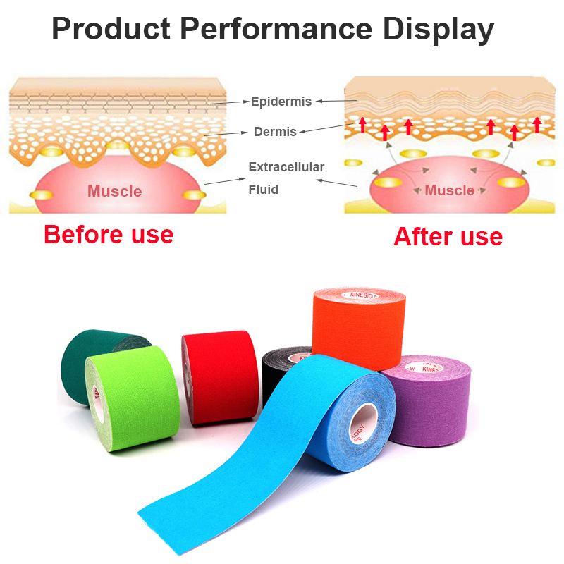 Lebar 2.5 cm-10 cm pita kinesi - Sports Taping Precut ulasan dan harga