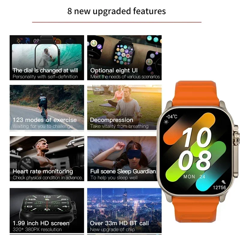 Jam Tangan Seri 9 Baru PK HK8  - Health Wellness Bracelet ulasan dan harga