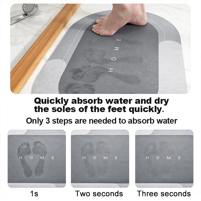 Keset Kamar Mandi Penyerap Sup - Bamboo Bath Mat ulasan dan harga